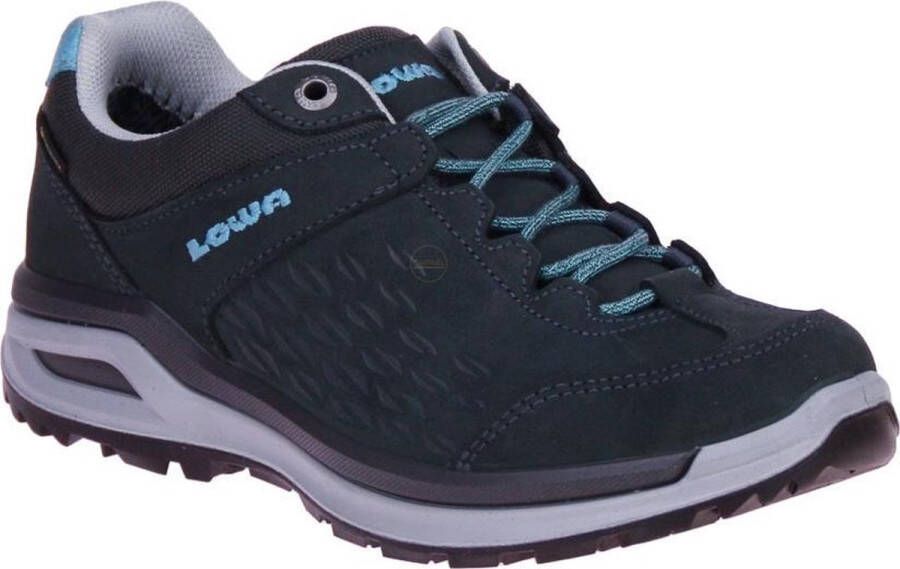 Lowa Locarno GTX Low Grijs-Turquoise Wandelschoen