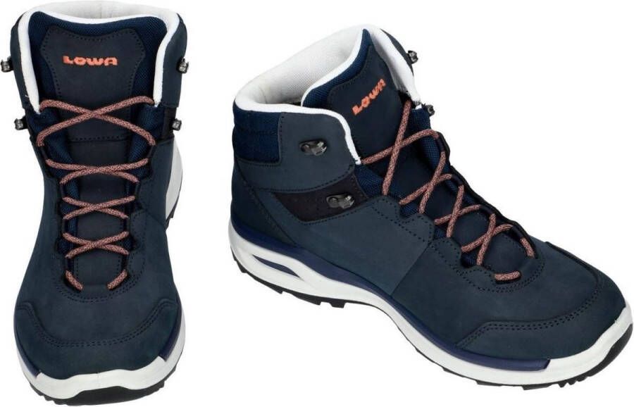 Lowa Locarno GTX Qc Ws Dames waterdichte mid wandelschoenen Navy Mandarin