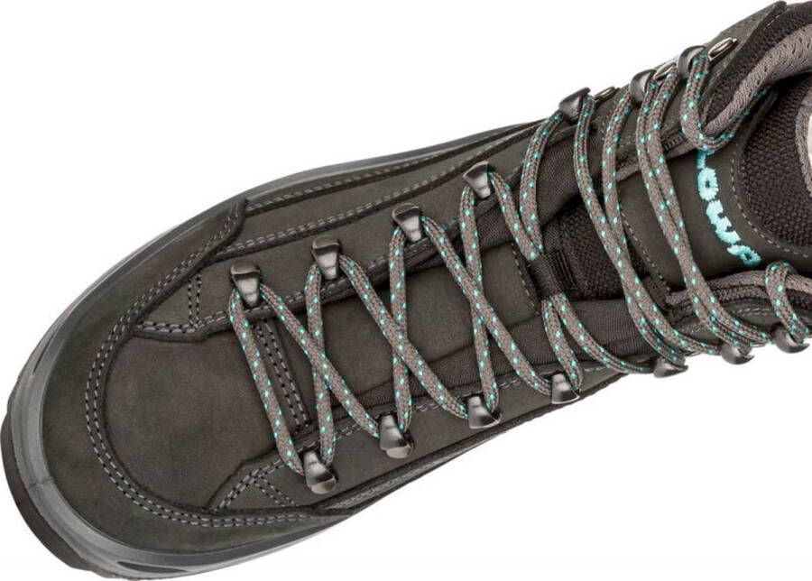 Lowa Renegade GTX Mid Ws Wandelschoenen Dames Asphalt Turquoise