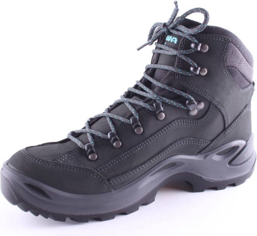 Lowa Hatland Renegade Mid GTX S Lady Asphalt turquoise Schoenen Wandelschoenen Halfhoge schoenen