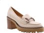 Luca Grossi Elegant Lancelot Moccasin Pumps Beige Dames - Thumbnail 6