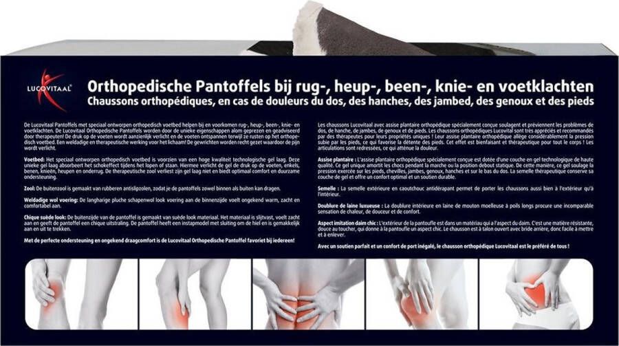 Lucovitaal 2x Orthopedische Pantoffel -42 1 paar - Foto 2