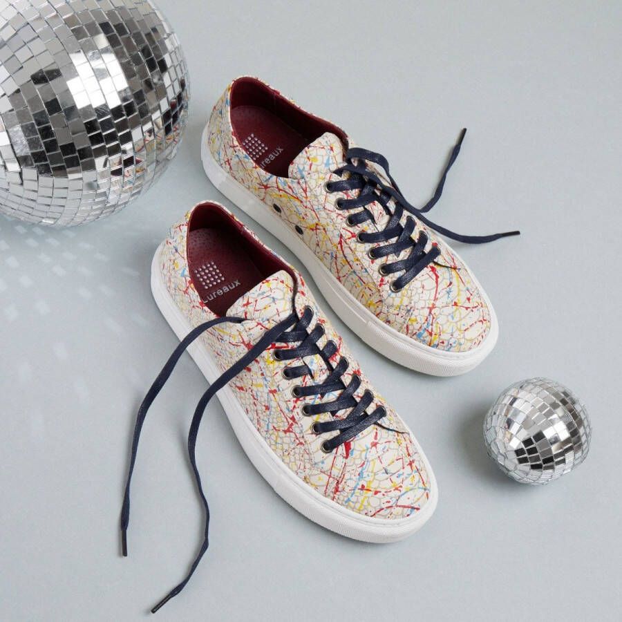 Lureaux Paintly Sneakers Kleurrijke Sneakers Met Print Unisex