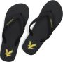 Lyle & Scott Flip Flop Badslippers Slippers flip flops Heren Zwart - Thumbnail 5