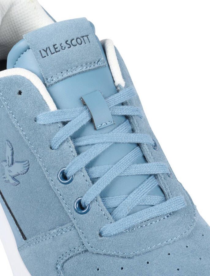 Lyle & Scott Sneaker Low Croy_Sue Blauw Heren - Foto 4