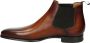 Magnanni 22645 Volwassenen Business half-hoogNette herenschoenen Cognac - Thumbnail 4