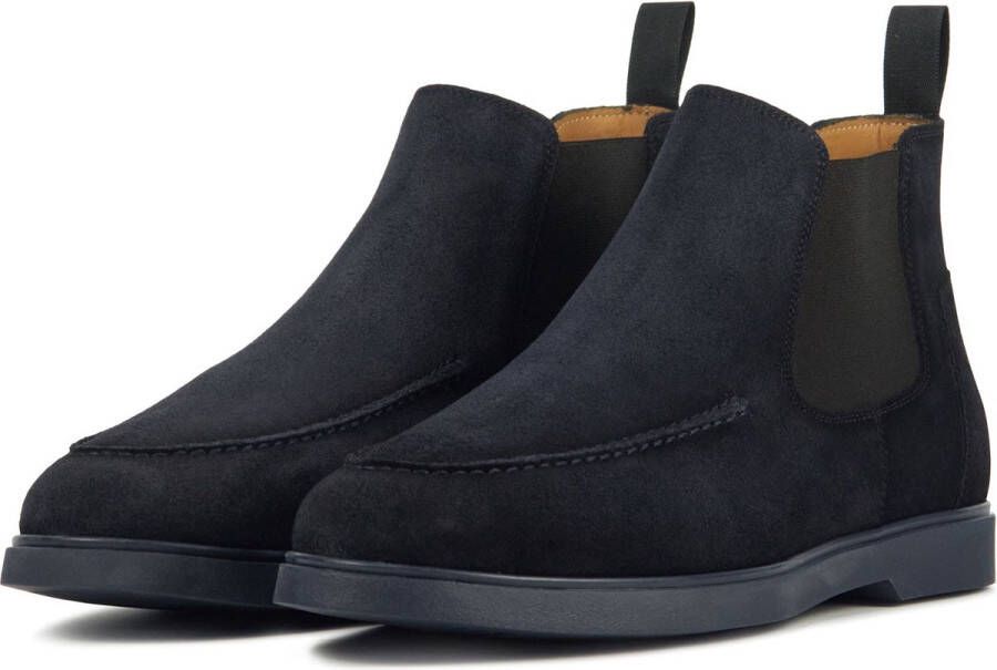 Magnanni Chelsea boots Heren Boots Laarzen Herenschoenen Suède 24597 gekl z Blauw