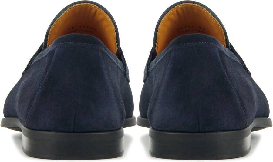 Magnanni Instappers Heren Instapschoenen Herenschoenen Suède 24412 Blauw