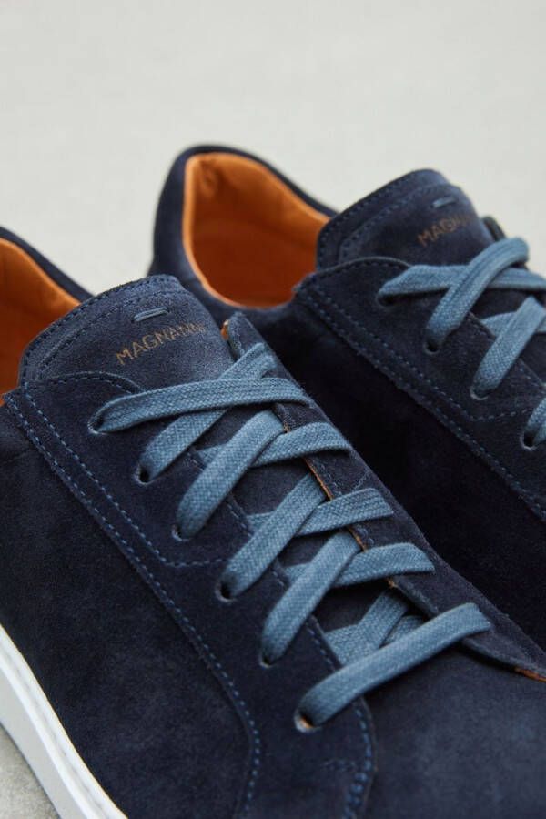 Magnanni Sneakers Heren Lage sneakers Herenschoenen Suède 24720 sue Blauw