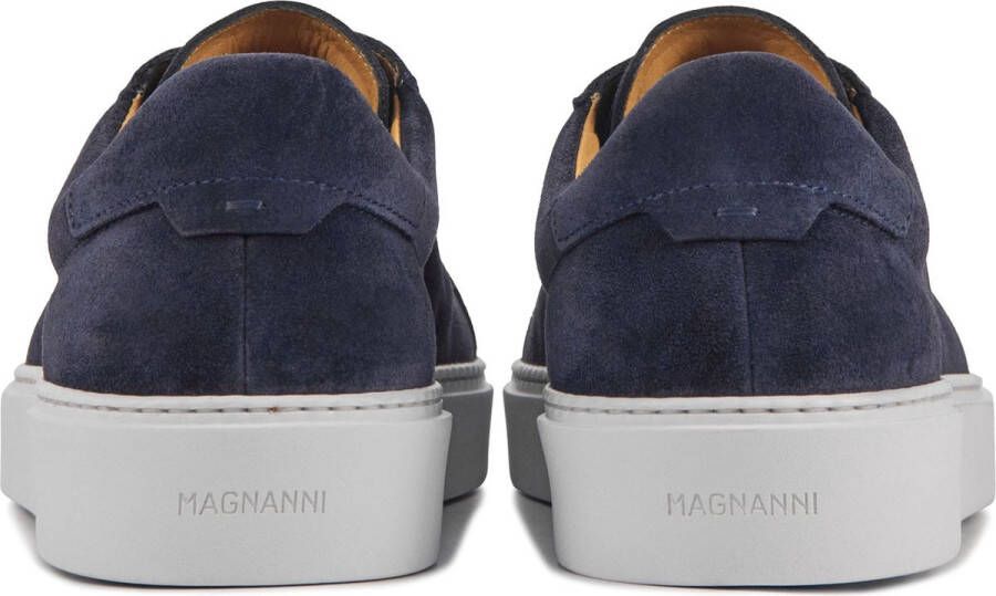 Magnanni Sneakers Heren Lage sneakers Herenschoenen Suède 24720 sue Blauw