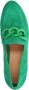 Manfield Dames Groene suède loafers met chain - Thumbnail 8