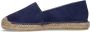 Manfield Dames Navy suède espadrilles - Thumbnail 3