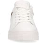 Manfield Dames Witte leren sneakers - Thumbnail 17