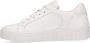 Manfield Dames Witte leren sneakers - Thumbnail 5