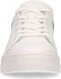 Manfield Dames Witte leren sneakers - Thumbnail 7