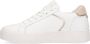 Manfield Dames Witte leren sneakers - Thumbnail 11