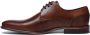 Manfield leren veterschoenen cognac - Thumbnail 9