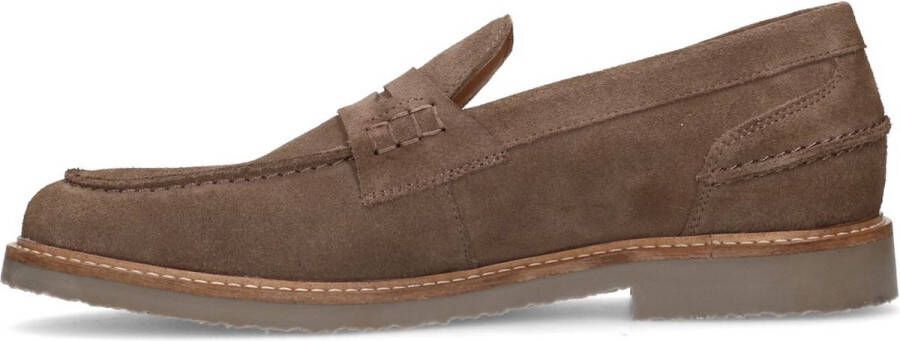 Manfield Heren Taupe suède loafers - Foto 4