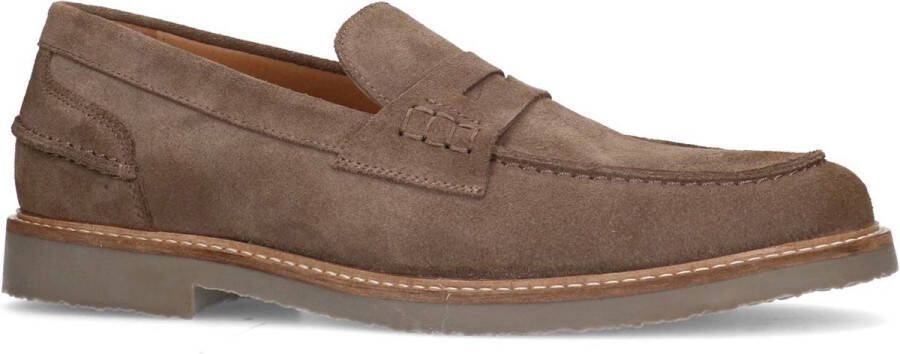 Manfield Heren Taupe suède loafers - Foto 6
