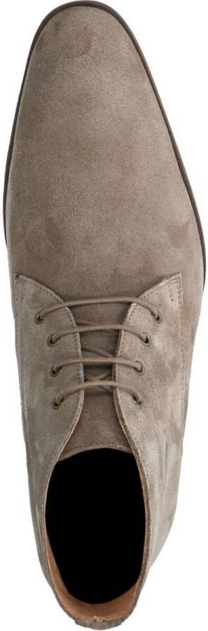 Manfield Heren Taupe suède veterschoenen - Foto 5