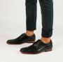 Manfield Black Label leren veterschoenen zwart - Thumbnail 7