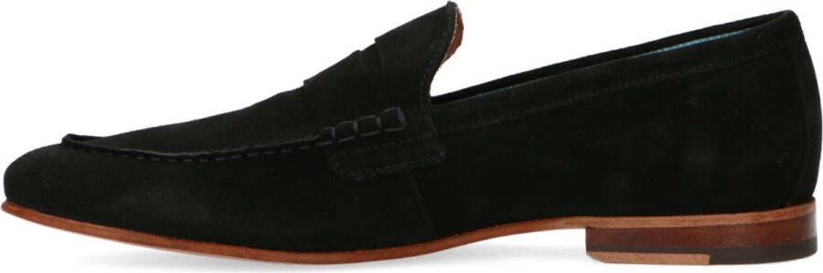 Manfield Heren Zwarte suède loafers - Foto 6