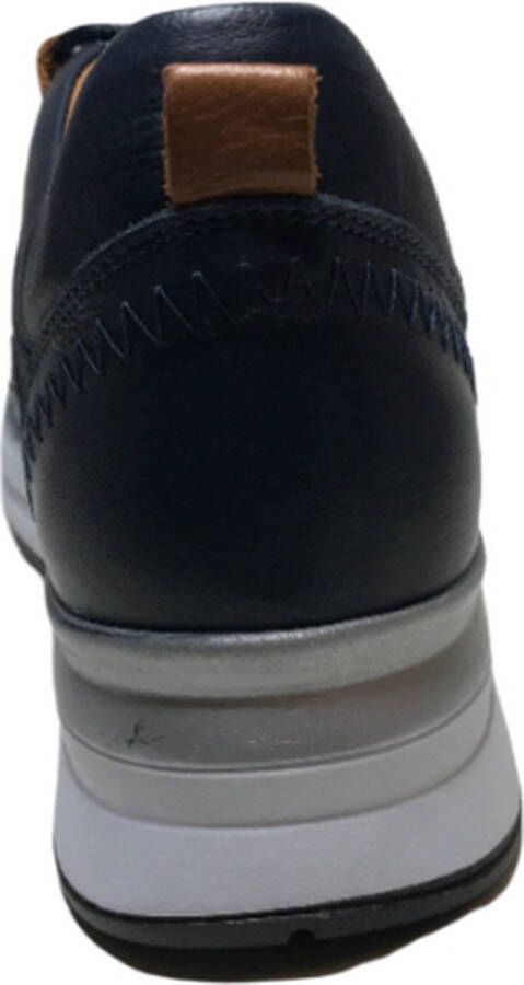 manlisa veters studs lederen comfort sneakers S247-2263 navy