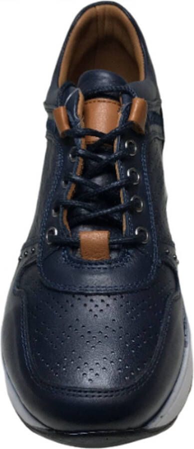 manlisa veters studs lederen comfort sneakers S247-2263 navy