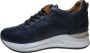 Manlisa veters studs lederen comfort sneakers S247-2263 navy - Thumbnail 5