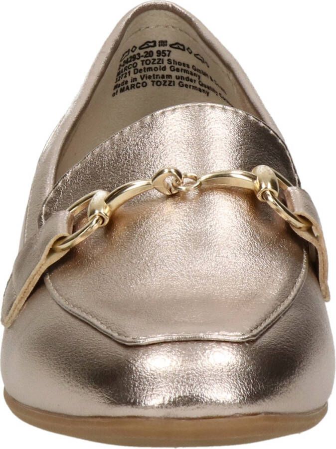 Marco Tozzi dames loafer Goud