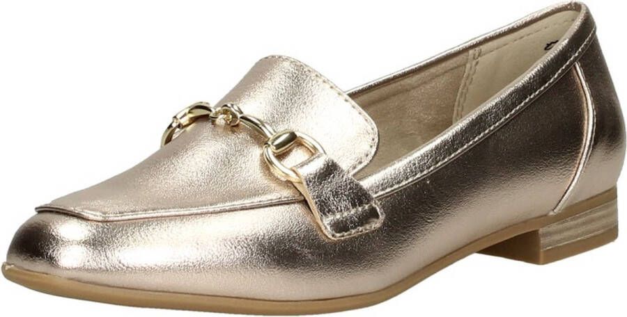 Marco Tozzi dames loafer Goud