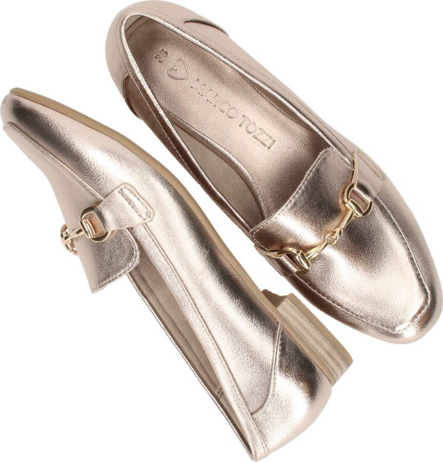 Marco Tozzi dames loafer Goud