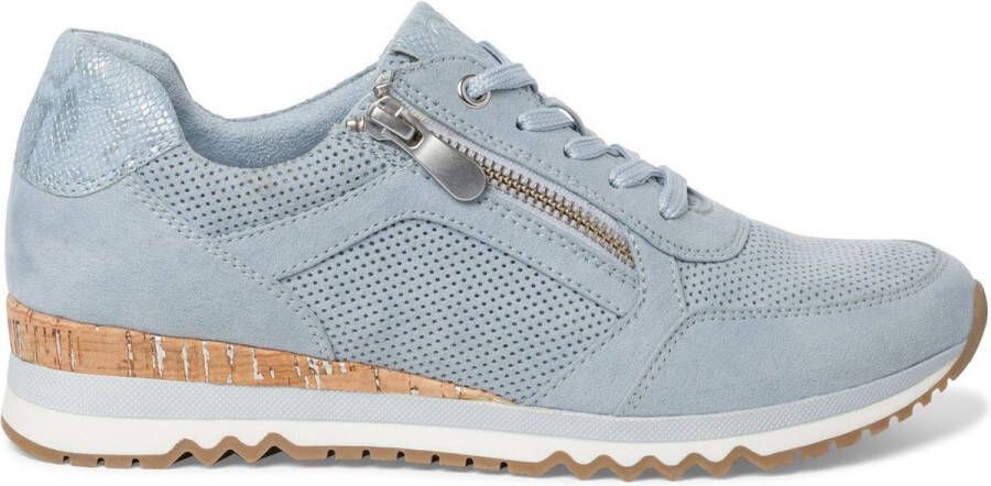 Marco Tozzi dames sneaker Licht blauw