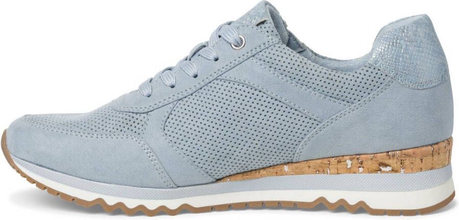 Marco Tozzi dames sneaker Licht blauw