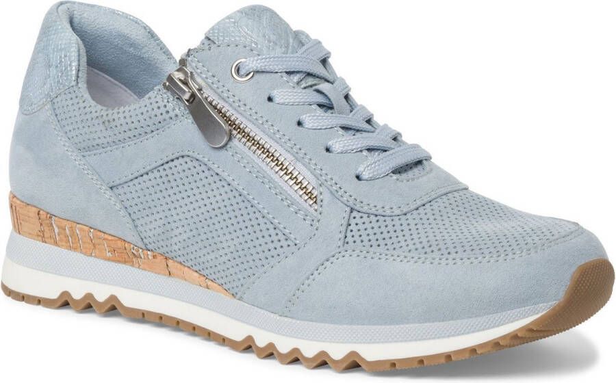 Marco Tozzi dames sneaker Licht blauw