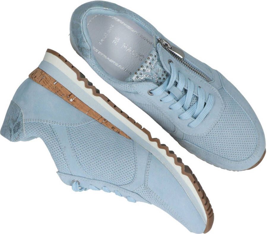 Marco Tozzi dames sneaker Licht blauw