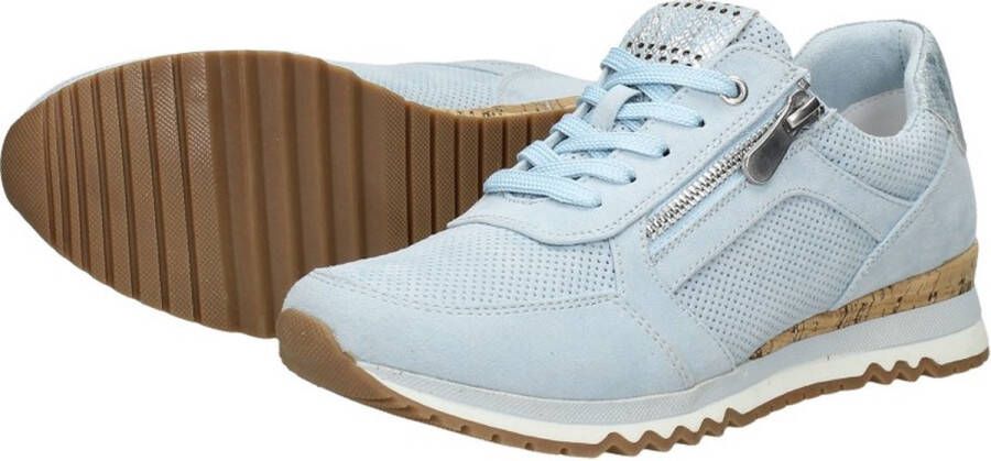 Marco Tozzi dames sneaker Licht blauw