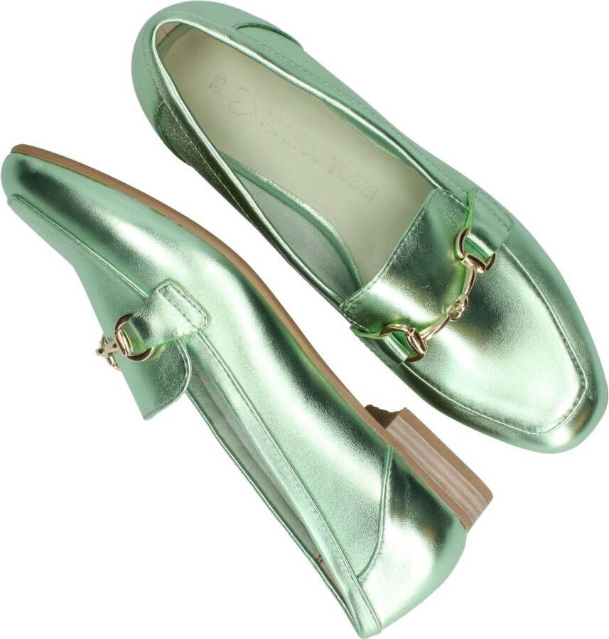 Marco Tozzi loafer Dames Groen