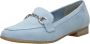 Marco Tozzi dames loafer Licht blauw - Thumbnail 5