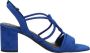 Marco tozzi Blauwe Sandalette van Suède met Unieke Bandjes Blue Dames - Thumbnail 1