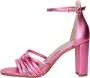 Marco tozzi Suède Sandalette in Roze en Rood Pink Dames - Thumbnail 3