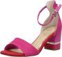 Marco tozzi Suède Sandalette in Roze en Rood Pink Dames - Thumbnail 13