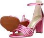 Marco tozzi Suède Sandalette in Roze en Rood Pink Dames - Thumbnail 4