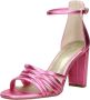 Marco tozzi Suède Sandalette in Roze en Rood Pink Dames - Thumbnail 5