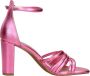 Marco tozzi Suède Sandalette in Roze en Rood Pink Dames - Thumbnail 6