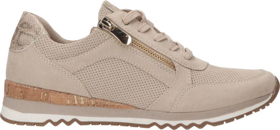 Marco Tozzi Sneakers beige Textiel