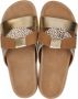 Maruti Bari Slippers Cognac Gold Pixel Offwhite Sandal - Thumbnail 10