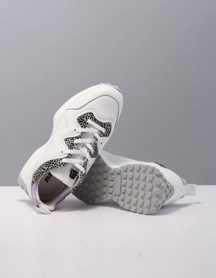 Maruti Kian Sneakers Wit White Lila Pixel Offwhite