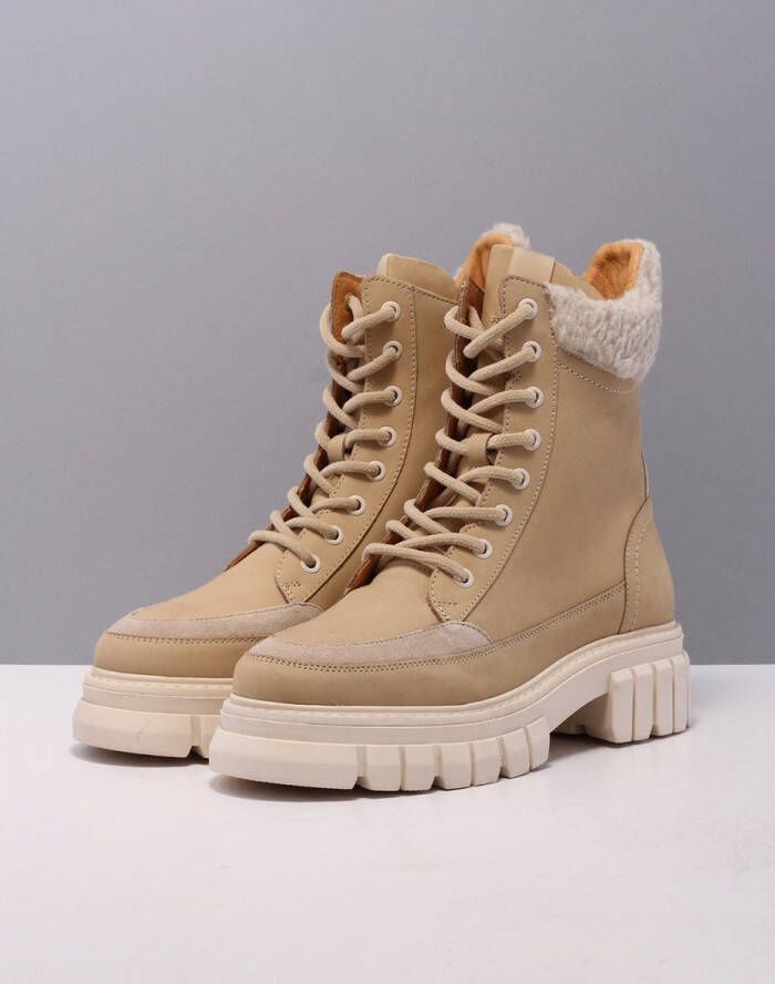 Maruti Maya Beige Nubuck Veterboots Dames - Foto 11