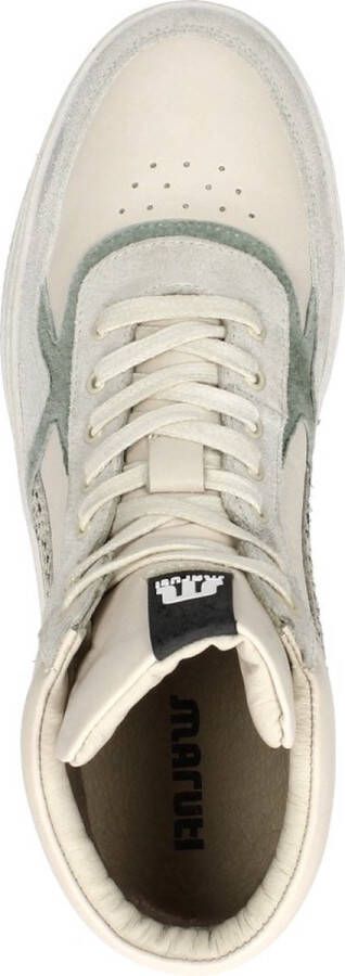 Maruti Mona Sneakers Offwhite Green Pixel